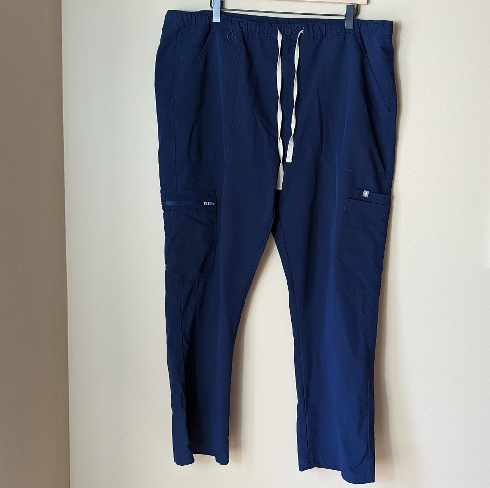 Figs Scrub Pants Navy Blue size XXL short